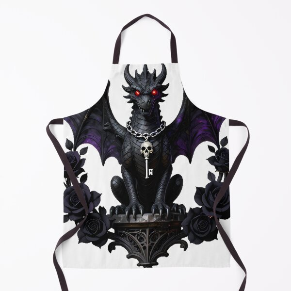 Item preview, Gothic Cemetery Gargoyle Dragon Sentinel designed and sold by IllumeInk.