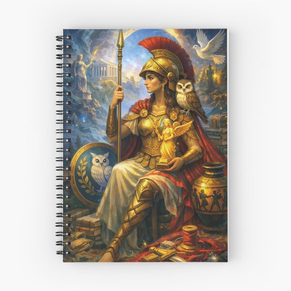 Item preview, Pallas Athena – Goddess of Wisdom and War Painting designed and sold by GalleryKauffeld.