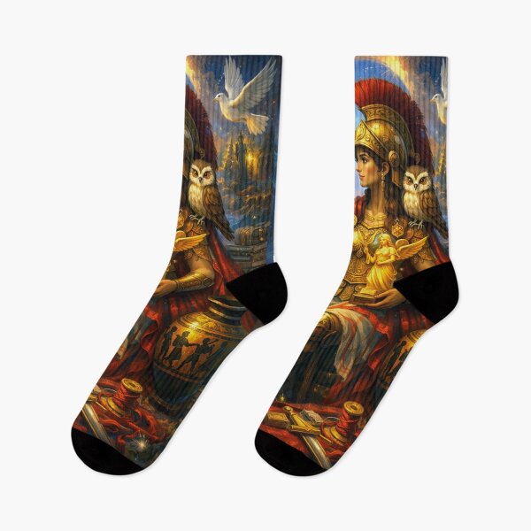 Item preview, Pallas Athena – Goddess of Wisdom and War Painting designed and sold by GalleryKauffeld.