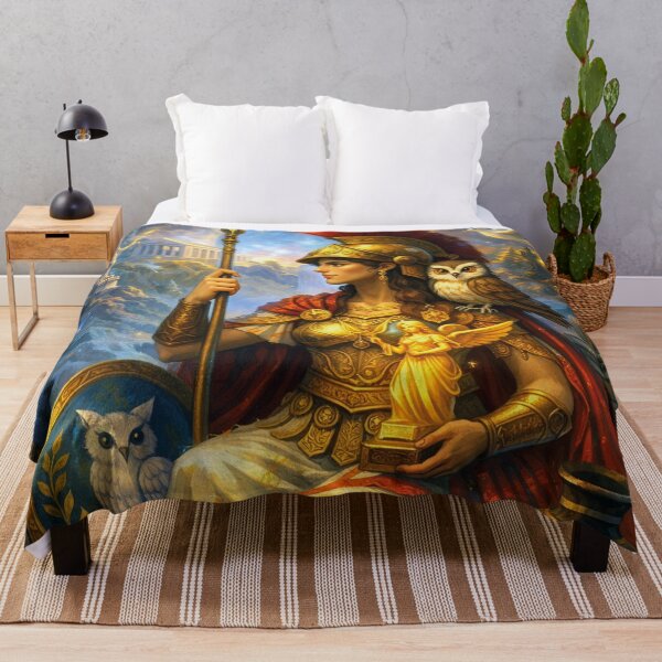 Item preview, Pallas Athena – Goddess of Wisdom and War Painting designed and sold by GalleryKauffeld.