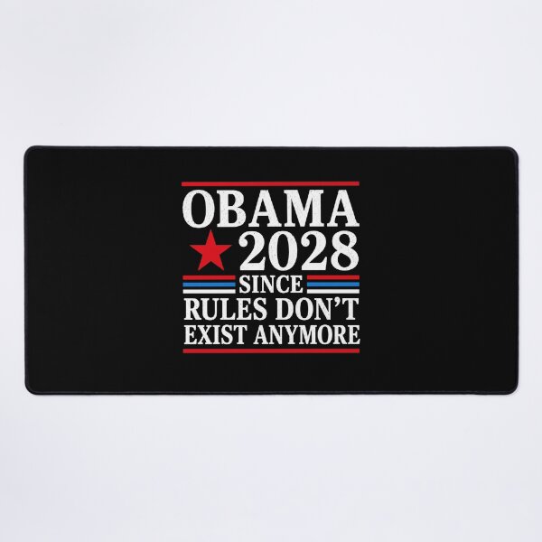 Item preview, Obama 2028 Since Rules Don't Exist Anymore Funny Political Election Democrat Supporter designed and sold by Dr-Hulk-Grock.