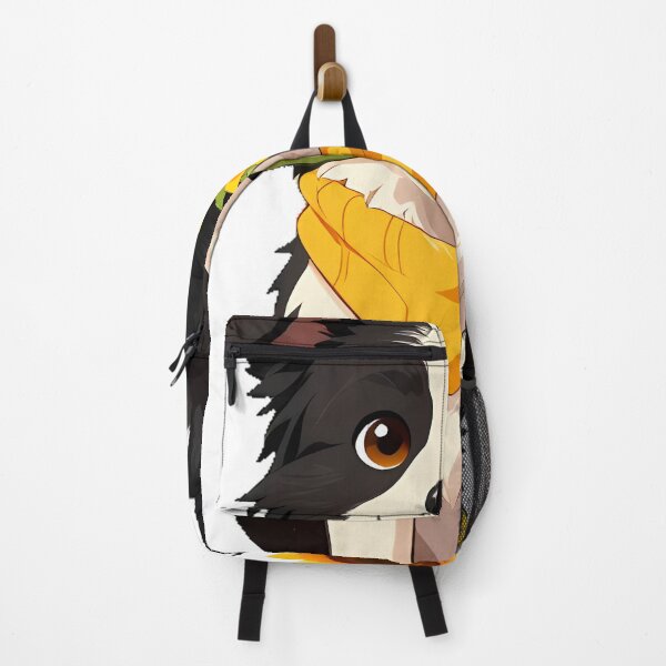 Item preview, Cute Border Collie Puppy with Yellow Scarf and Sunflower Icon designed and sold by pumsquare.