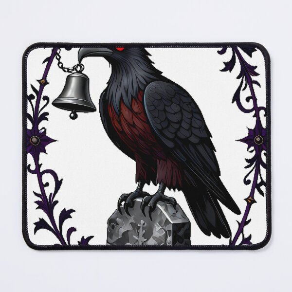 Item preview, Gothic Cemetery Bearded Vulture Sentinel designed and sold by IllumeInk.
