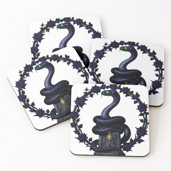 Item preview, Gothic Cemetery Black Viper Guardian designed and sold by IllumeInk.