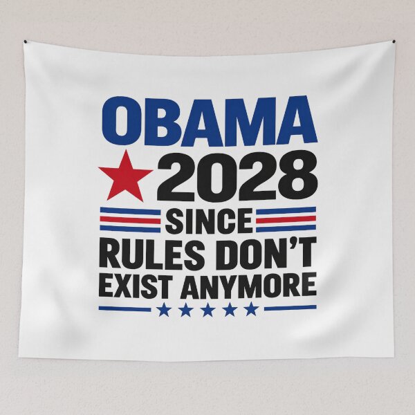 Item preview, Obama 2028 Since Rules Don't Exist Anymore designed and sold by Dr-Hulk-Grock.