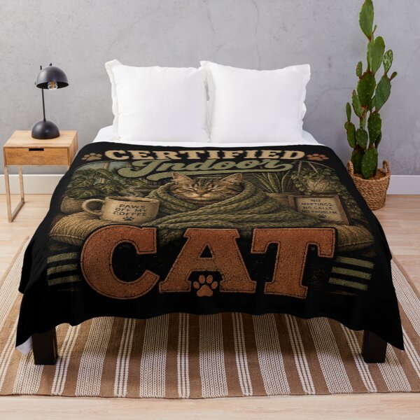 Item preview, Certified Indoor Cat Cozy designed and sold by Side Quest Co..