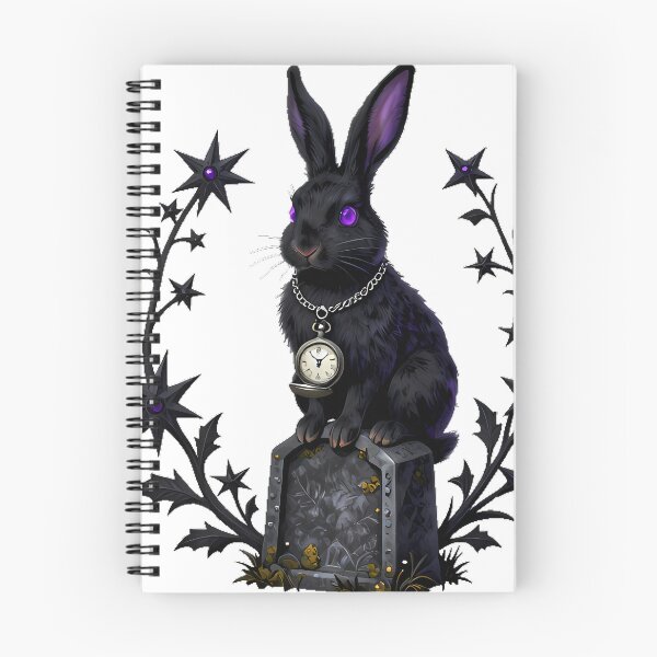 Item preview, Gothic Cemetery Moon Hare Sentinel designed and sold by IllumeInk.