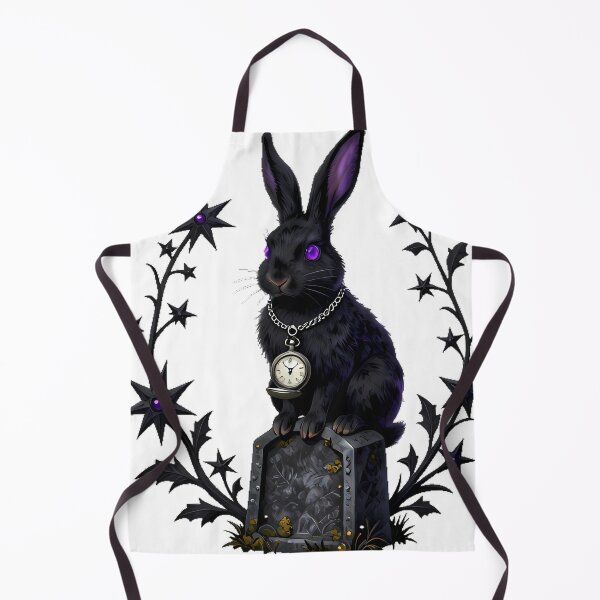 Item preview, Gothic Cemetery Moon Hare Sentinel designed and sold by IllumeInk.