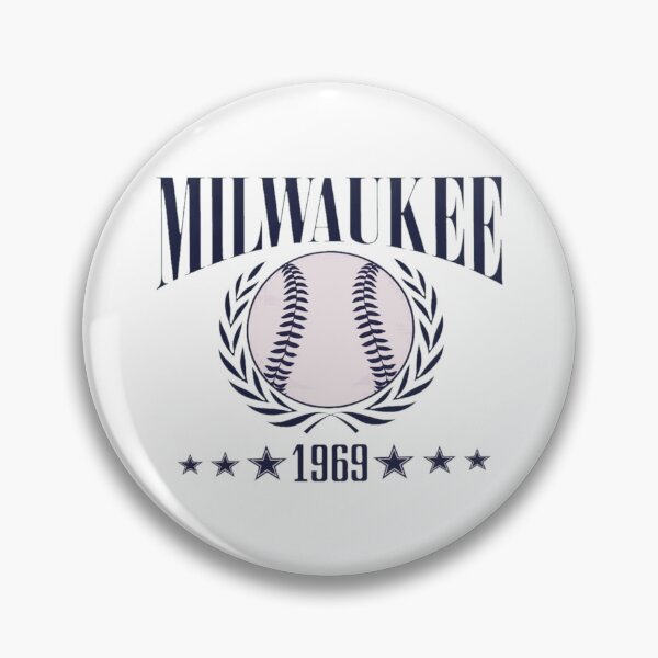 Item preview, Milwaukee Baseball 1969 Vintage Laurel Design designed and sold by Aceton85.