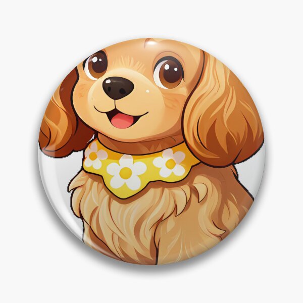 Item preview, Cute Cocker Spaniel Puppy with Honey Jar Icon designed and sold by pumsquare.