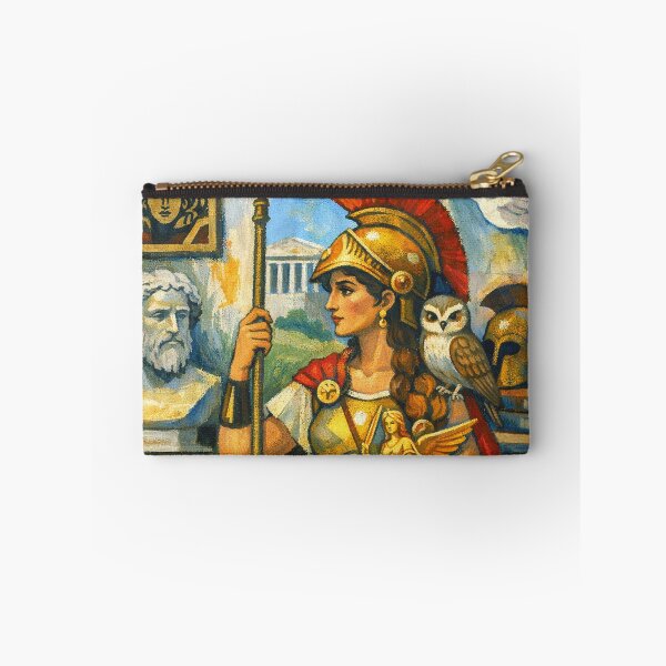 Item preview, Greek Goddess Pallas Athena – The Wisdom of Olympus Illustration designed and sold by GalleryKauffeld.