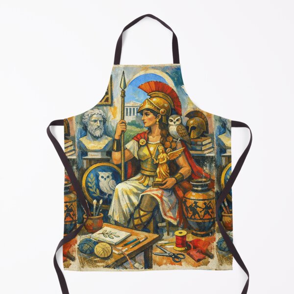Item preview, Greek Goddess Pallas Athena – The Wisdom of Olympus Illustration designed and sold by GalleryKauffeld.