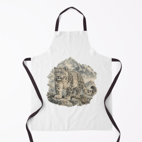 Item preview, Snow Leopard Spirit Animal Gift Australia Majestic Big Cat Art designed and sold by Yellowriversss.