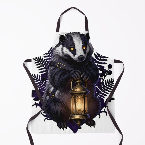 Item preview, Gothic Cemetery Badger Crypt Keeper designed and sold by IllumeInk.