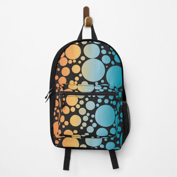 Item preview, colored circular print and black background designed and sold by Sock Garden.