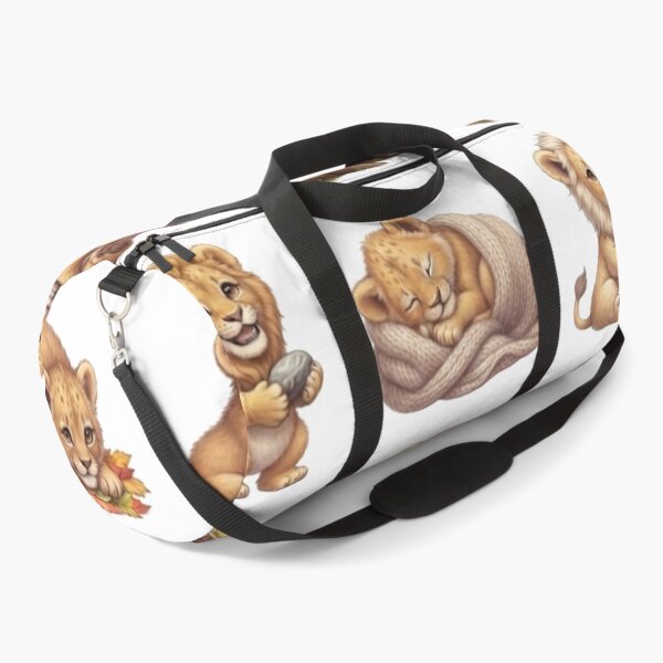 Item preview, Cute Baby Lion Cub Safari Wildflower Autumn Aesthetic Sticker Sheet designed and sold by Rehnair.
