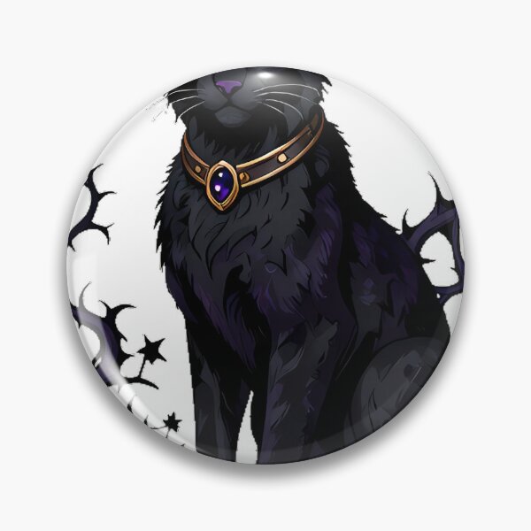 Item preview, Gothic Cemetery Midnight Lynx Sentinel designed and sold by IllumeInk.