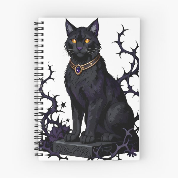 Item preview, Gothic Cemetery Midnight Lynx Sentinel designed and sold by IllumeInk.