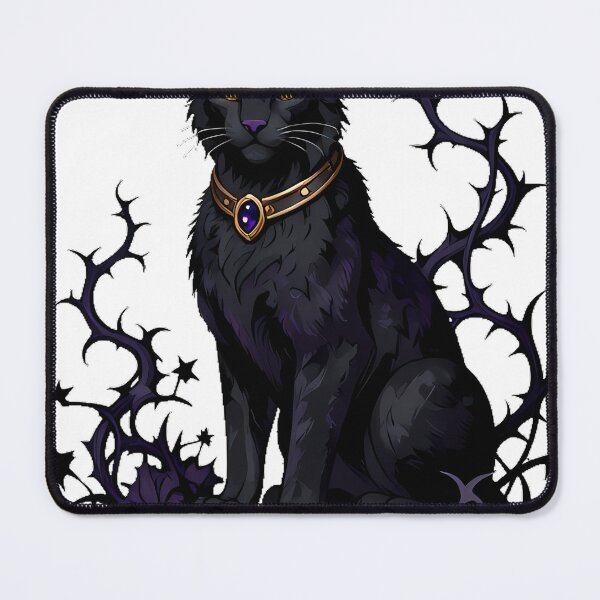 Item preview, Gothic Cemetery Midnight Lynx Sentinel designed and sold by IllumeInk.