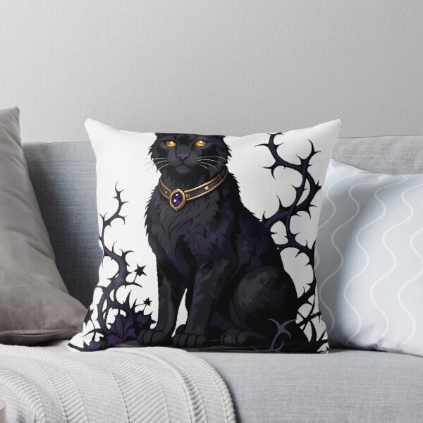 Item preview, Gothic Cemetery Midnight Lynx Sentinel designed and sold by IllumeInk.