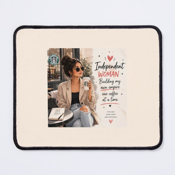 Item preview, Independent Woman – Coffee, Confidence & Ambition designed and sold by MamaAndKiana.