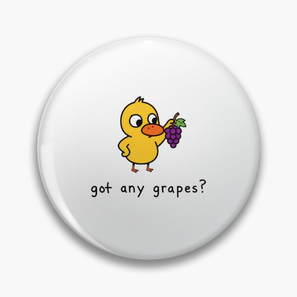 Item preview, Funny Duck Got Any Grapes Meme Cartoon designed and sold by felixpalette.