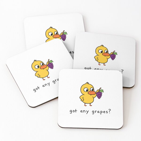 Item preview, Funny Duck Got Any Grapes Meme Cartoon designed and sold by felixpalette.