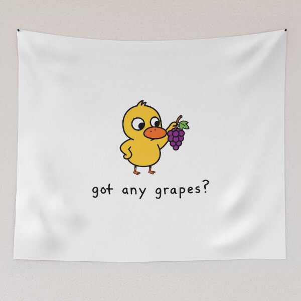 Item preview, Funny Duck Got Any Grapes Meme Cartoon designed and sold by felixpalette.
