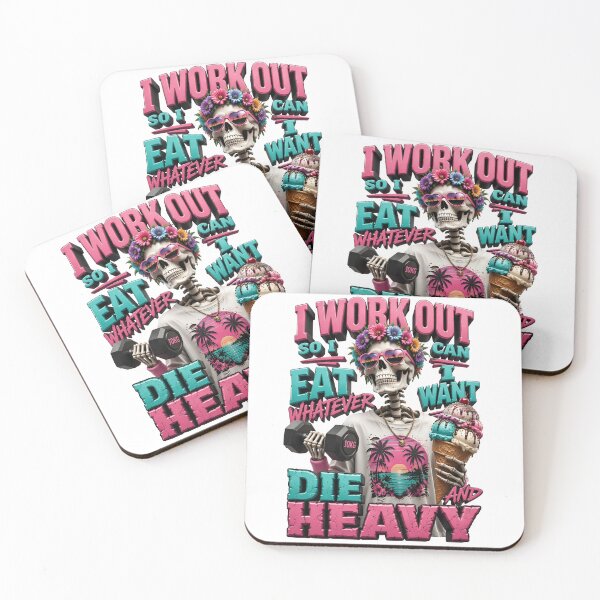 Item preview, I Work Out So I Can Eat Whatever I Want Die Heavy designed and sold by Sovereign Supply Co..