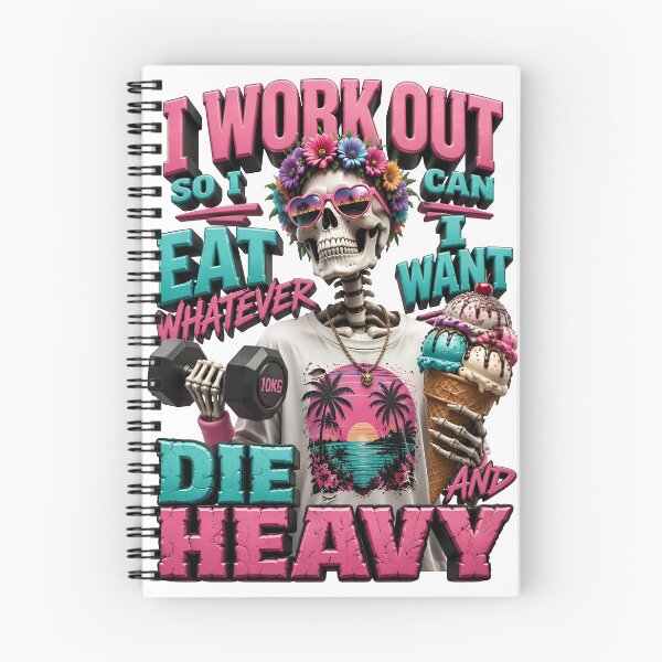 Item preview, I Work Out So I Can Eat Whatever I Want Die Heavy designed and sold by Sovereign Supply Co..