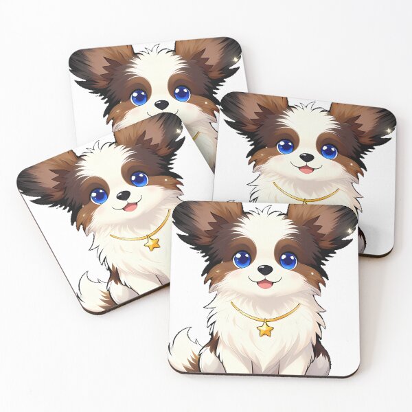 Item preview, Cute Papillon Puppy with Butterfly Wings Icon designed and sold by pumsquare.