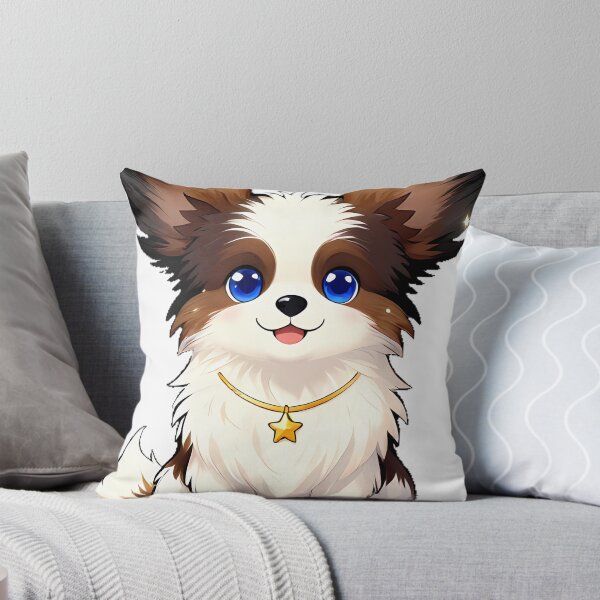 Item preview, Cute Papillon Puppy with Butterfly Wings Icon designed and sold by pumsquare.