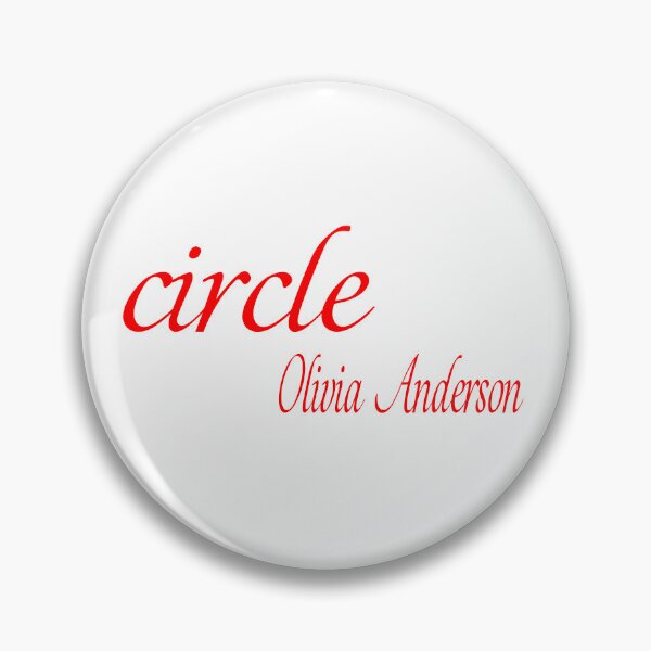 Item preview, Circle Olivia Anderson designed and sold by ReginaSeidman.
