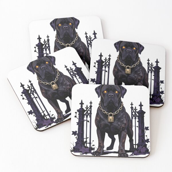 Item preview, Gothic Cemetery Mastiff Crypt Keeper designed and sold by IllumeInk.