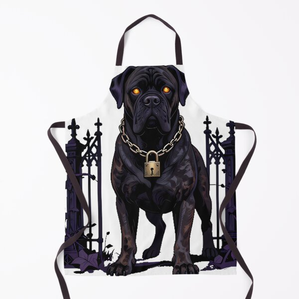 Item preview, Gothic Cemetery Mastiff Crypt Keeper designed and sold by IllumeInk.