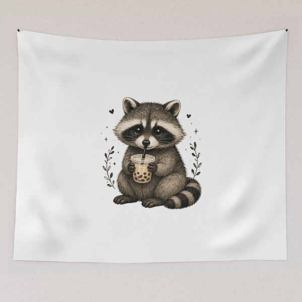 Item preview, Cute Raccoon designed and sold by IGArte.