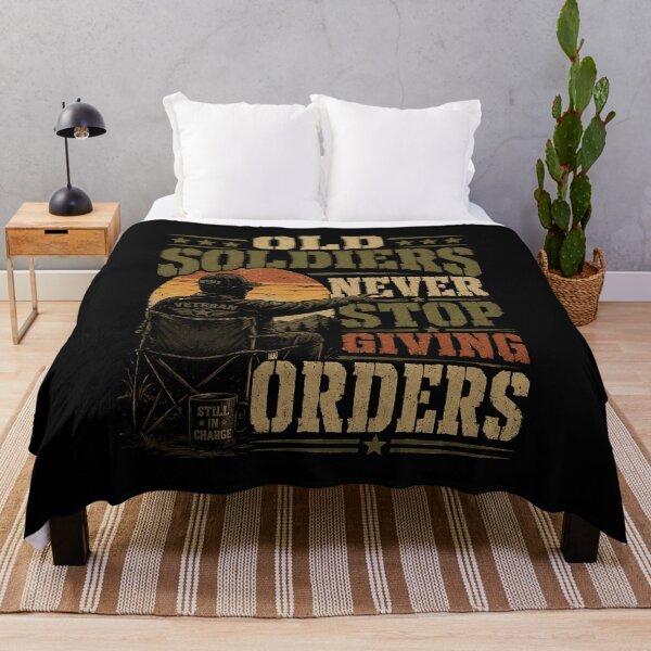 Item preview, Old Soldiers Never Stop Giving Orders designed and sold by Side Quest Co..