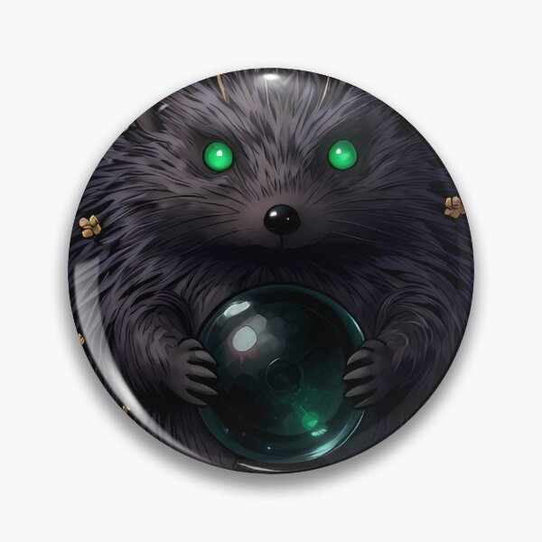 Item preview, Gothic Cemetery Hedgehog Hermit Guardian designed and sold by IllumeInk.