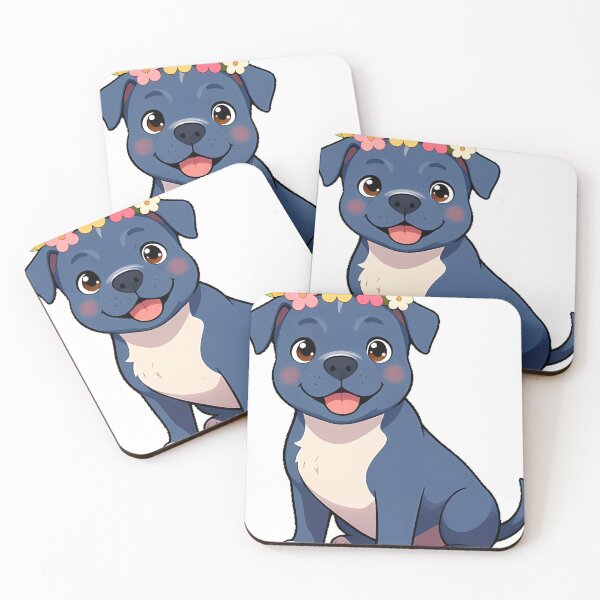 Item preview, Cute Pitbull Puppy with Heart Balloon Icon designed and sold by pumsquare.