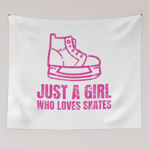 Item preview, Just A Girl Who Loves Skates designed and sold by chaaval.