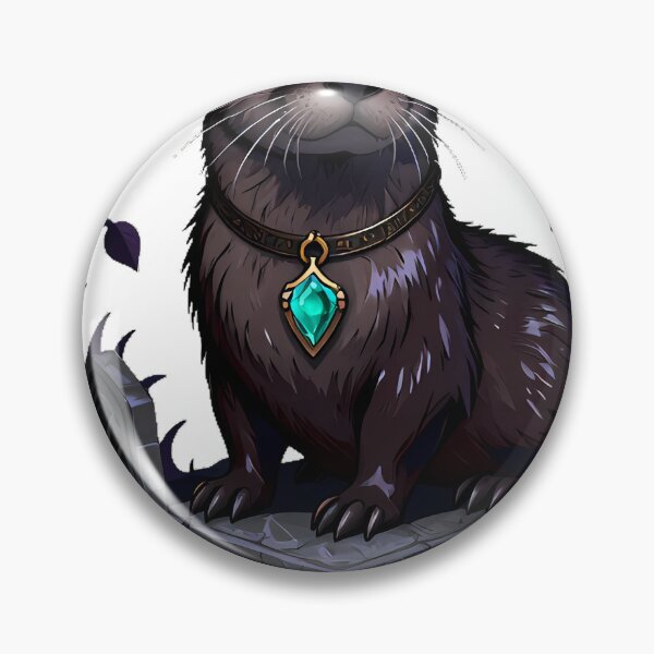 Item preview, Gothic Cemetery River Otter Moat Keeper designed and sold by IllumeInk.