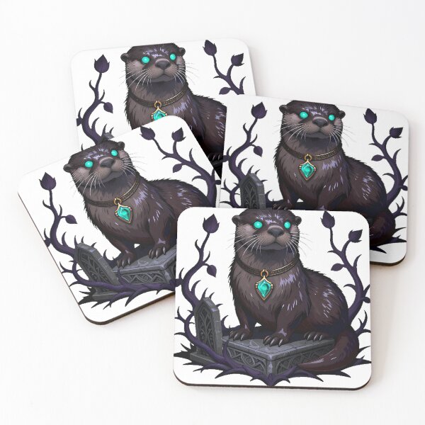 Item preview, Gothic Cemetery River Otter Moat Keeper designed and sold by IllumeInk.
