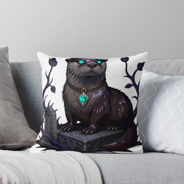 Item preview, Gothic Cemetery River Otter Moat Keeper designed and sold by IllumeInk.