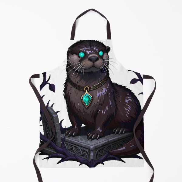 Item preview, Gothic Cemetery River Otter Moat Keeper designed and sold by IllumeInk.