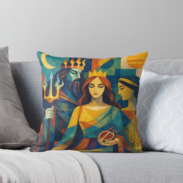 Item preview, Persephone – Goddess of Spring and the Underworld Illustration designed and sold by GalleryKauffeld.