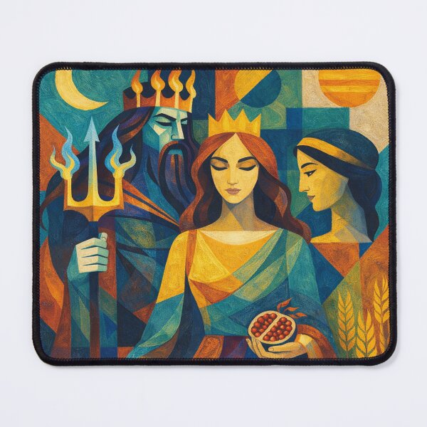 Item preview, Persephone – Goddess of Spring and the Underworld Illustration designed and sold by GalleryKauffeld.