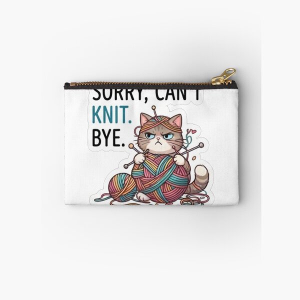 Item preview, Funny Grumpy Cat Sorry Can't Knit Bye Cute Knitting Gift T-Shirt & Hat designed and sold by KTD28_SHOP.