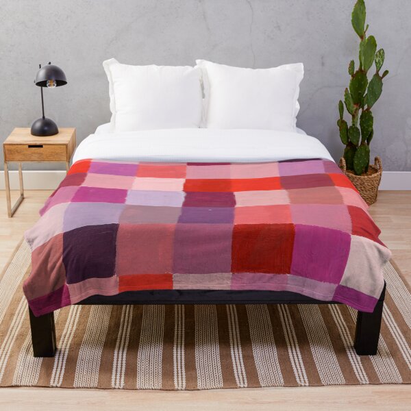 Item preview, Christmas Check Design | Handpainted Red Square Pattern designed and sold by sheseddit.