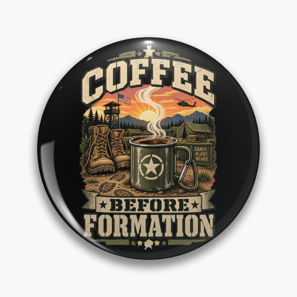 Artikelvorschau, Coffee Before Formation entworfen und verkauft von Side Quest Co..