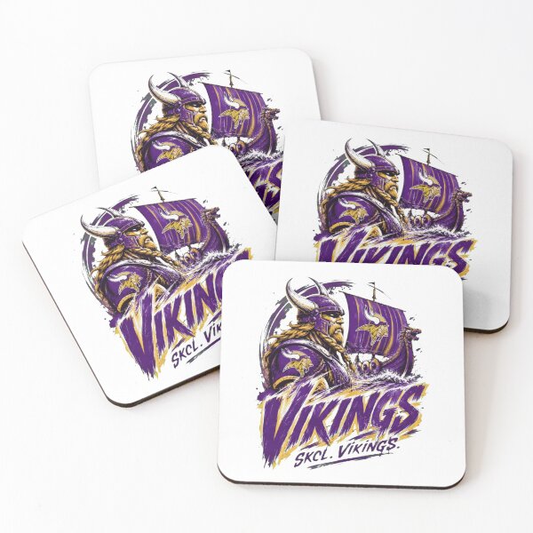 Item preview, Minnesota Vikings Norse Warrior Ship Football Design designed and sold by zikNicholls.